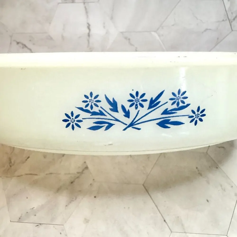 Vintage Dynaware Pyr O Rey Blue Corn Flower 10